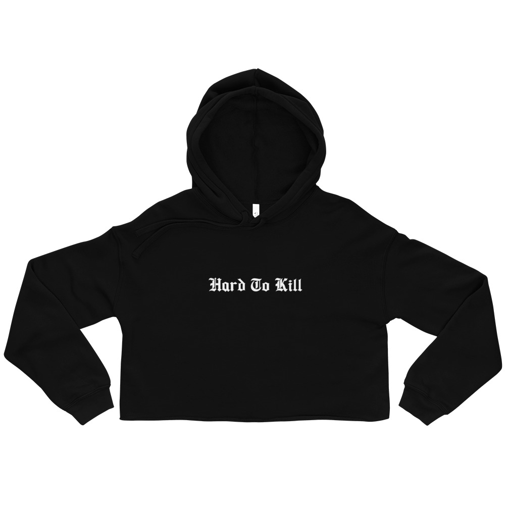 Hard to Kill Crop Hoodie